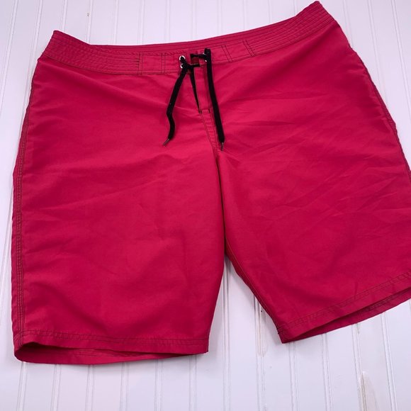 torrid Pants - TORRID Hot Pink Swim Board Shorts Drawstring 18